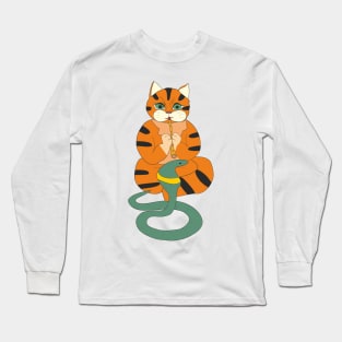 Snake charming Long Sleeve T-Shirt